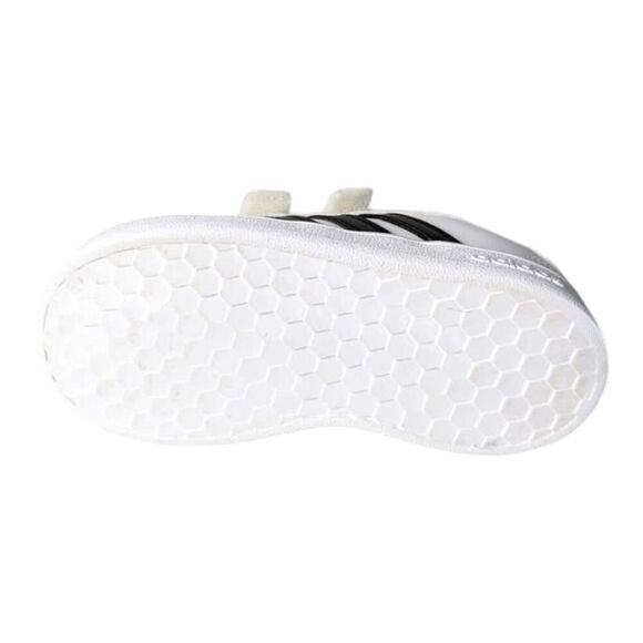 ADIDAS Grand Court 2.0 "Black/White" TD Sneakers Size 7K - Picture 6 of 7